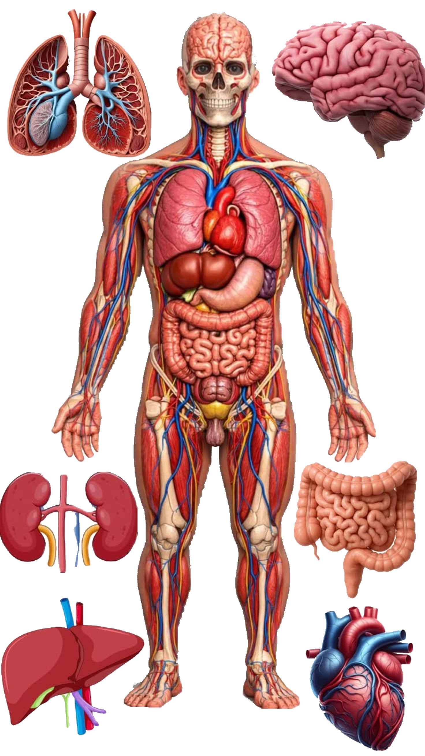 back anatomical illustration